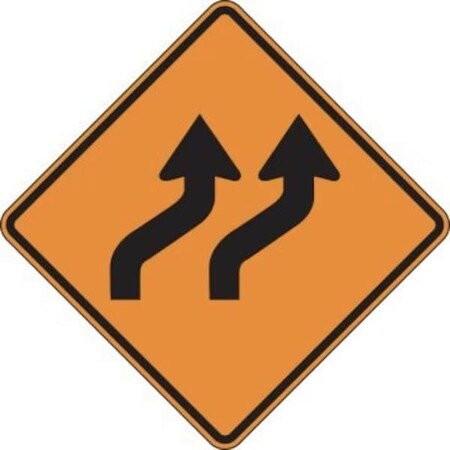 Accuform RIGID CONSTRUCT ION SIGN TWO LANE FRK252DP FRK252DP